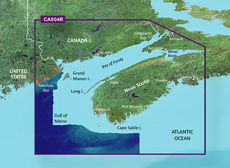 Garmin BlueChart® g3 Vision® HD - VCA004R - Bahía de Fundy - microSD™/SD™