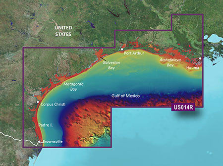Garmin BlueChart® g3 Vision® HD - VUS014R - De Morgan City a Brownsville - microSD™/SD™
