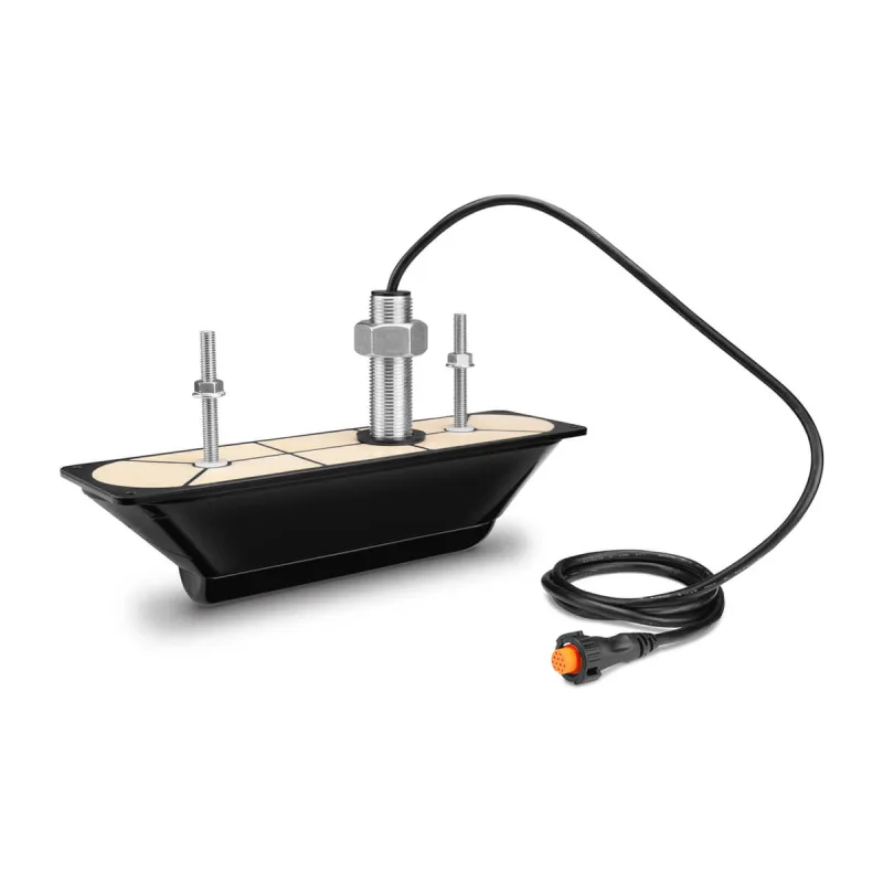 Garmin GT30-TH SS Thru-Hull DownVü/SideVü Scanning Transducer w/Temp f/Hull Deadrises Less Than 5°