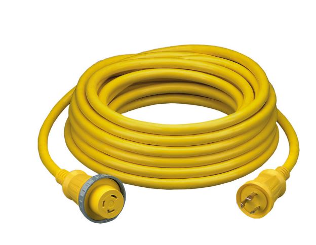 Juego de cables Hubbell 61CM08P de 30 A y 50 pies