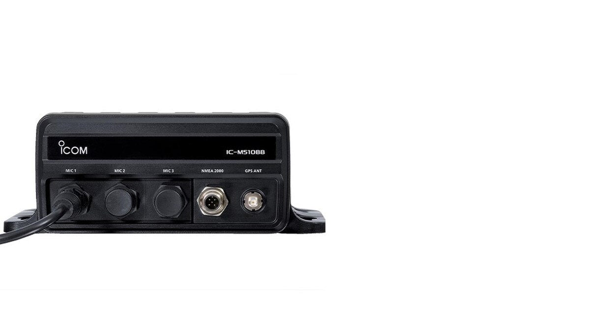 Icom IC-M510BB 21 Black Box VHF w/Black Command Mic & 3 Command Mic Ports