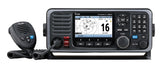 Radio VHF de montaje fijo Icom IC-M605 de 25 W - Micrófono frontal y/o trasero - con pantalla a color
