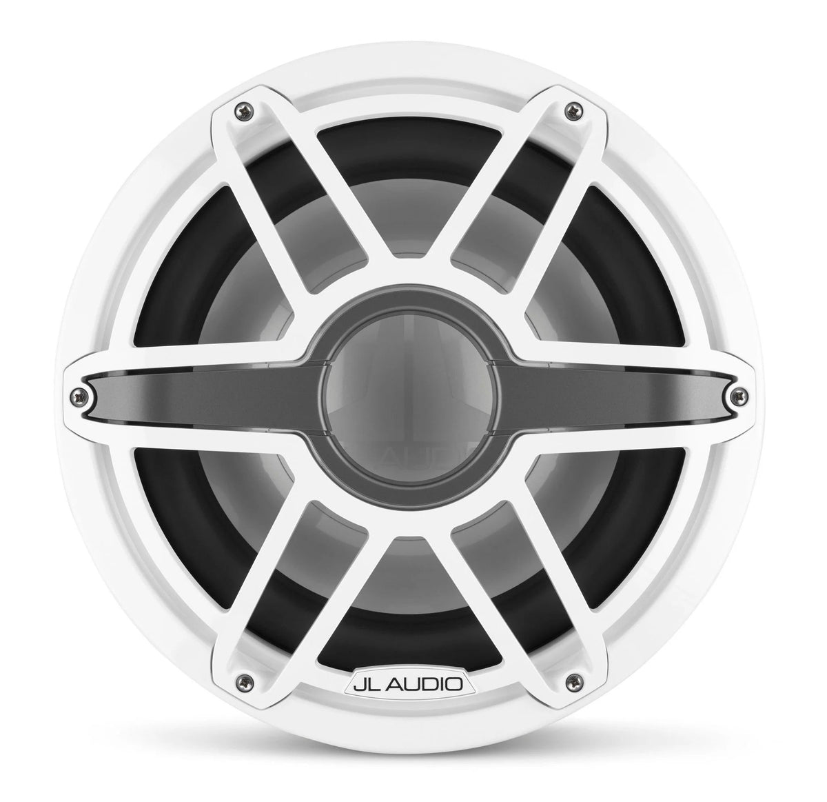 Subwoofer marino JL Audio M7 de 12" con rejilla deportiva en blanco brillante - M7-12IB-S-GwGw-4