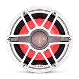JL Audio M6 10" Marine Subwoofer w/Gloss White Sport Grille & Transflective™ LED Lighting - M6-10W-S-GwGw-i-4