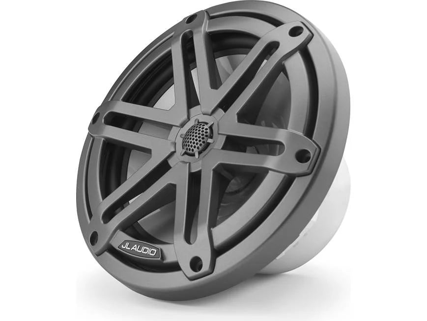 JL Audio M3 Series 7.7" Marine Coaxial Speakers w/Grey Metallic Sport Grilles - M3-770X-S-Gm