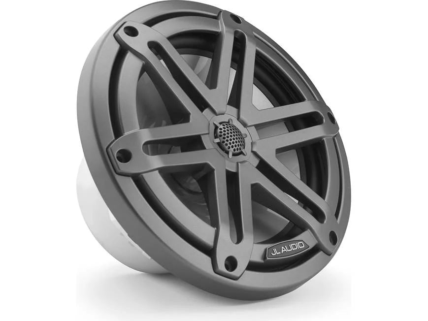 JL Audio M3 Series 7.7" Marine Coaxial Speakers w/Grey Metallic Sport Grilles - M3-770X-S-Gm