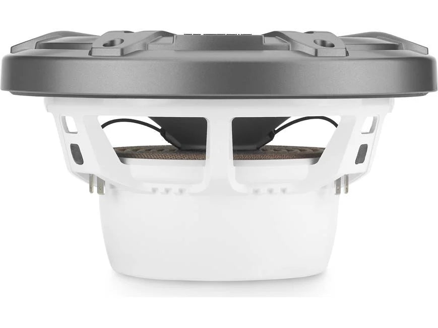 JL Audio M3 Series 7.7" Marine Coaxial Speakers w/Grey Metallic Sport Grilles w/RGB LED Lighting - M3-770X-S-Gm-i