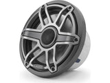 Altavoces coaxiales marinos JL Audio serie M6 de 7.7" con rejilla deportiva de titanio - M6-770X-S-GmTi