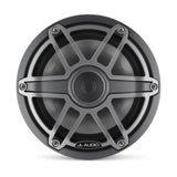 Altavoces coaxiales marinos JL Audio serie M6 de 7.7" con rejilla deportiva de titanio - M6-770X-S-GmTi