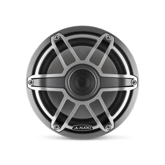Altavoces coaxiales marinos JL Audio serie M6 de 8,8" con rejilla deportiva de titanio - M6-880X-S-GmTi