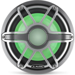 JL Audio M6 8" Marine Subwoofer w/Titanium Sport Grille & Transflective™ LED Lighting - M6-8IB-S-GmTi-i-4