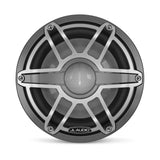 Subwoofer marino JL Audio M6 de 10" con rejilla deportiva de titanio e iluminación LED Transflective™ - M6-10W-S-GmTi-i-4