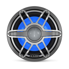 JL Audio M6 10" Marine Subwoofer w/Titanium Sport Grille & Transflective™ LED Lighting - M6-10W-S-GmTi-i-4