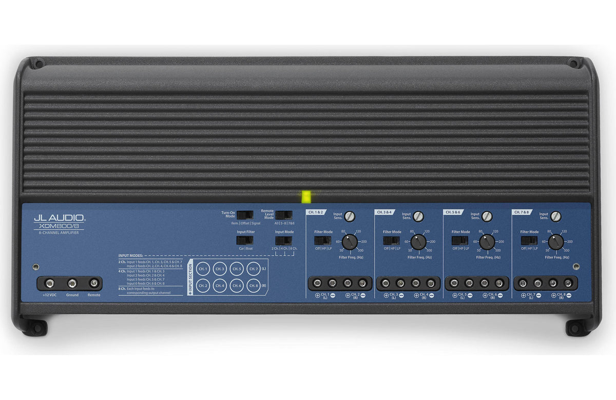 Amplificador JL Audio Serie XDM de 800w y 8 canales - XDM800/8