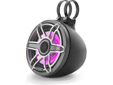JL Audio M6 VeX™ Series 6.5" Enclosed Coaxial Speakers w/RGB LED Lighting & Titanium Sports Grilles - M6-650VEX-Mb-S-GmTi-i