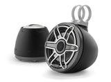 JL Audio M6 VeX™ Series 6.5" Enclosed Coaxial Speakers w/Titanium Sports Grilles - M6-650VEX-Mb-S-GmTi