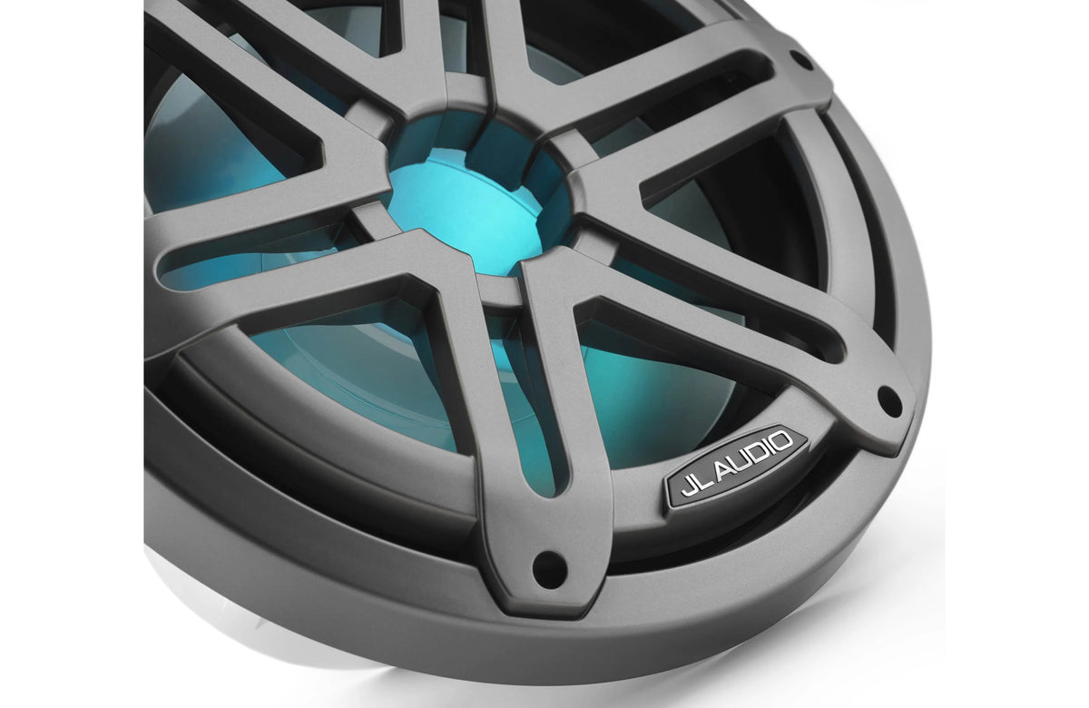 JL Audio M3 10" Marine Subwoofer w/Grey Metallic Sport Grille & RGB LED Lighting - M3-10IB-S-Gm-i-4