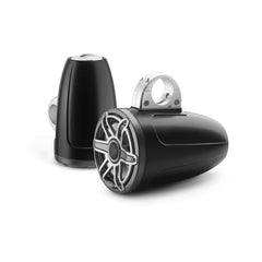JL Audio M6 Series 7.7" Enclosed Tower Coaxial System w/Titanium Sport Grille - M6-770ETXv3-Sb-S-GmTi