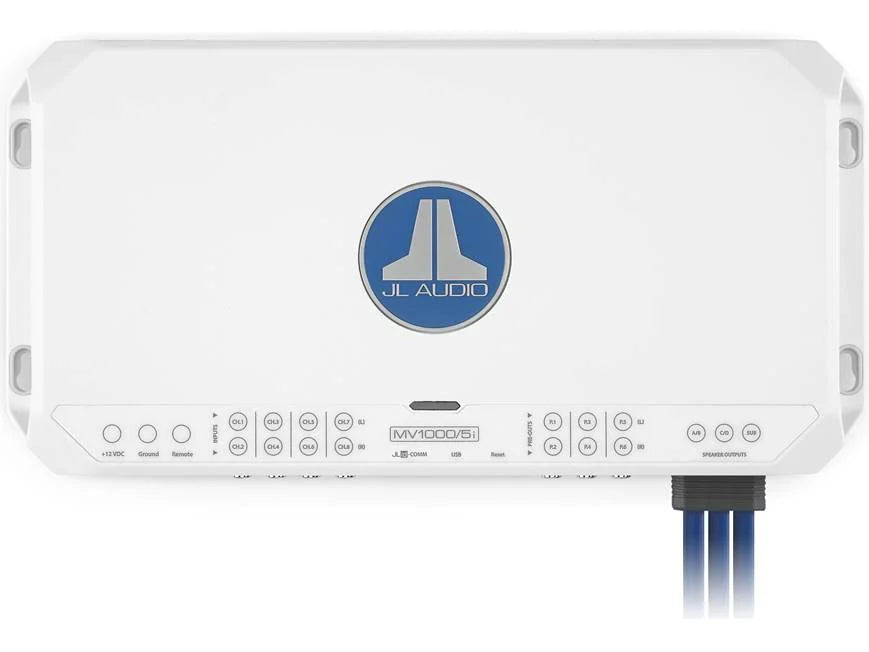 JL Audio MVI Series 1000w 5 Channel Amplifier w/Integrated DSP - MV1000/5i