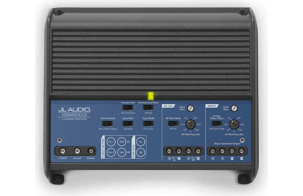 Amplificador de 3 canales JL Audio Serie XDM de 500 W - XDM500/3