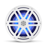 JL Audio M3 Series 6.5" Marine Coaxial Speakers w/Gloss White Sport Grilles w/RGB LED Lighting - M3-650X-S-Gw-i