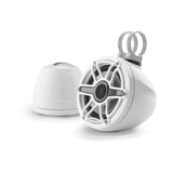 JL Audio M6 VeX™ Series 6.5" Enclosed Coaxial Speakers w/White Sports Grilles - M6-650VEX-Gw-S-GwGw