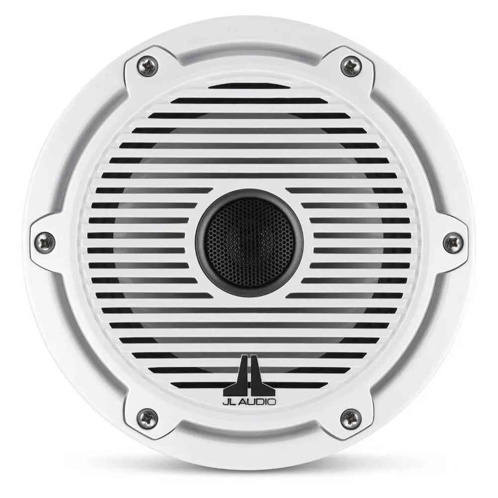 JL Audio M6 Series 6.5" Marine Coaxial Speakers w/ Closs White Classic Grille (Black Tweeter Mesh) - M6-650X-C-GwGw