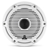 JL Audio M6 Series 6.5" Marine Coaxial Speakers w/ Closs White Classic Grille (Black Tweeter Mesh) - M6-650X-C-GwGw