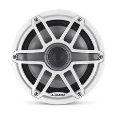 Altavoces coaxiales marinos JL Audio M6 Series de 7.7" con rejilla deportiva en blanco brillante - M6-770X-S-GwGw