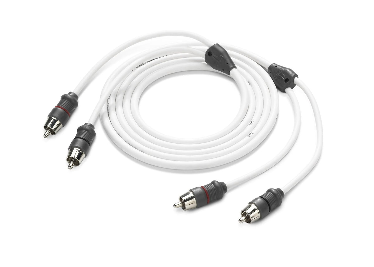 JL Audio 2-Channel 6' Marine Audio RCA Cable - XMD-WHTAIC2-6