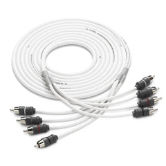 Cable RCA de audio marino de 4 canales y 12' de JL Audio - XMD-WHTAIC4-12