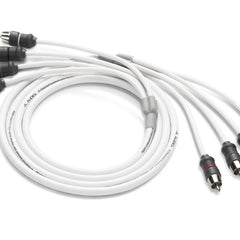 Cable RCA de audio marino de 4 canales JL Audio de 6' - XMD-WHTAIC4-6