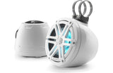 JL Audio M3 VeX™ Series 6.5" Enclosed Coaxial Speakers w/RGB LED Lighting & White Sports Grilles - M3-650VEX-Gw-S-Gw-i