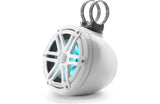 JL Audio M3 VeX™ Series 6.5" Enclosed Coaxial Speakers w/RGB LED Lighting & White Sports Grilles - M3-650VEX-Gw-S-Gw-i