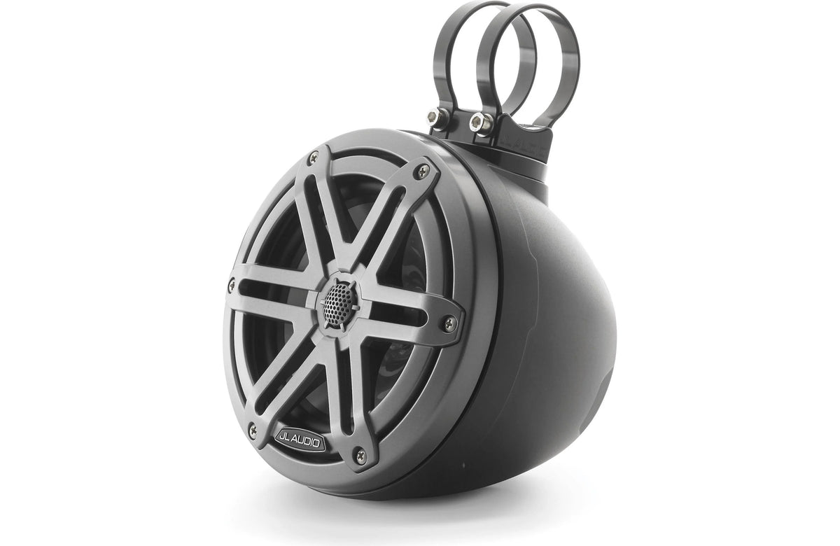 Altavoces coaxiales cerrados JL Audio M3 VeX™ de 6.5" con rejillas deportivas grises - M3-650VEX-Mb-S-Gm