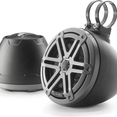 JL Audio M3 VeX™ Series 6.5" Enclosed Coaxial Speakers w/Grey Sports Grilles - M3-650VEX-Mb-S-Gm