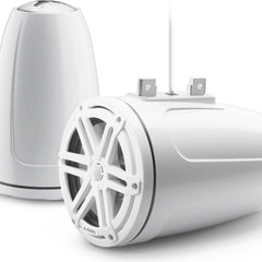 JL Audio M3 Series 7.7" Enclosed Tower Coaxial System w/Gloss White Sport Grille - M3-770ETXv3-Gw-S-Gw