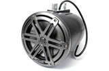 JL Audio M3 Series 7.7" Enclosed Tower Coaxial System w/Grey Metallic Sport Grille & RGB LED Lighting - M3-770ETXv3-Sb-S-Gm-i