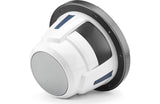 Subwoofer marino JL Audio M6 de 10" con rejilla deportiva de titanio e iluminación LED Transflective™ - M6-10W-S-GmTi-i-4