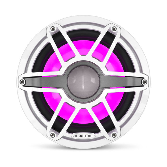 JL Audio M7 12" Marine Subwoofer w/Gloss White Sport Grille & Transflective™ LED Lighting - M7-12IB-S-GwGw-i-4