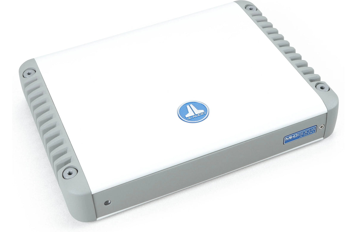 Amplificador de rango completo JL Audio serie MHD de 600 W, 4 canales, 24 V - MHD600/4-24v