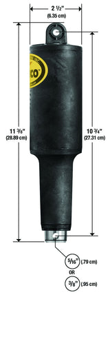 Lenco 101XD Extreme Duty Actuator - 12V - 2-1/4" Stroke - 5/16" Hardware