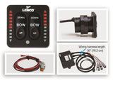 LED Two-Piece Indicator Switch with Pigtail for Dual Actuator