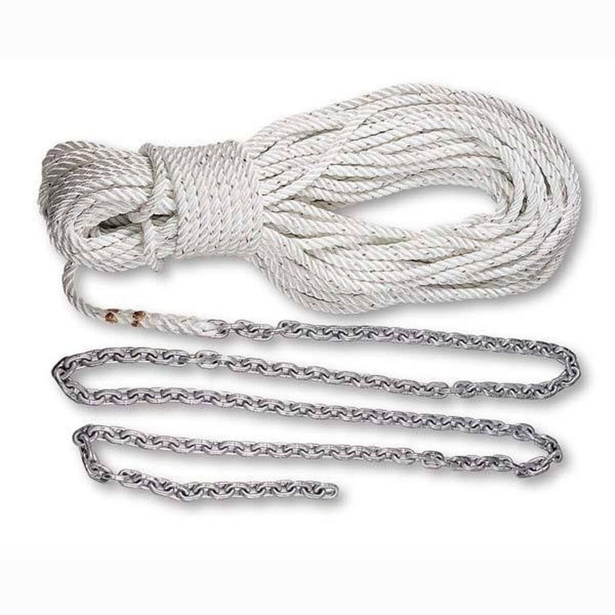 Lewmar 10ft 1/4in G4 Chain W/150ft 1/2in Rope