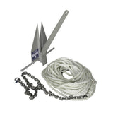 Kit de anclaje LFX con 15' de cadena G4 de 5/16" y 200' de cabo de 8 cordones de 5/8" - 10 LB