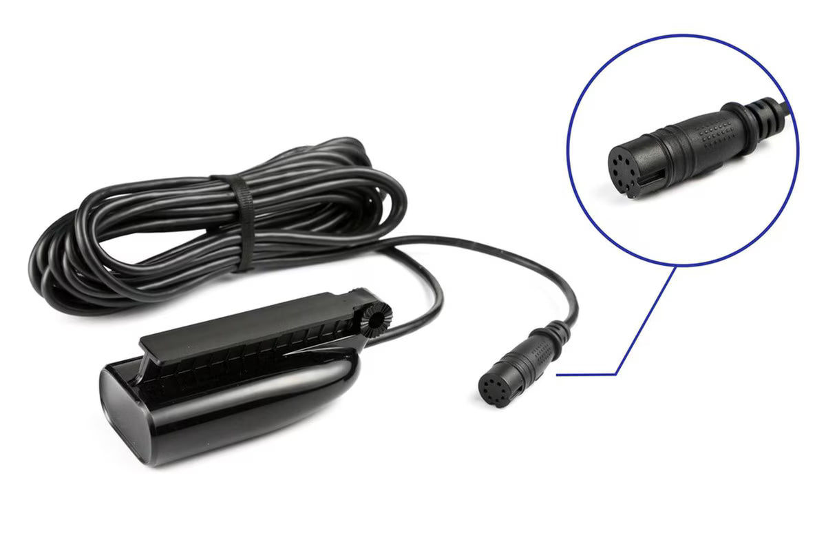 Transductor de montaje en espejo de popa Lowrance SplitShot Skimmer