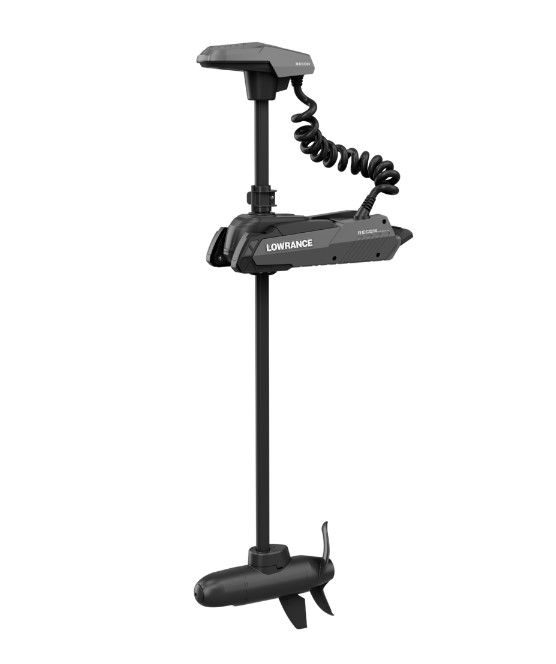 Motor de pesca por curricán Lowrance Recon™ FW de 48" - Incluye control remoto con joystick Freesteer, pedal inalámbrico y cono de nariz HDI