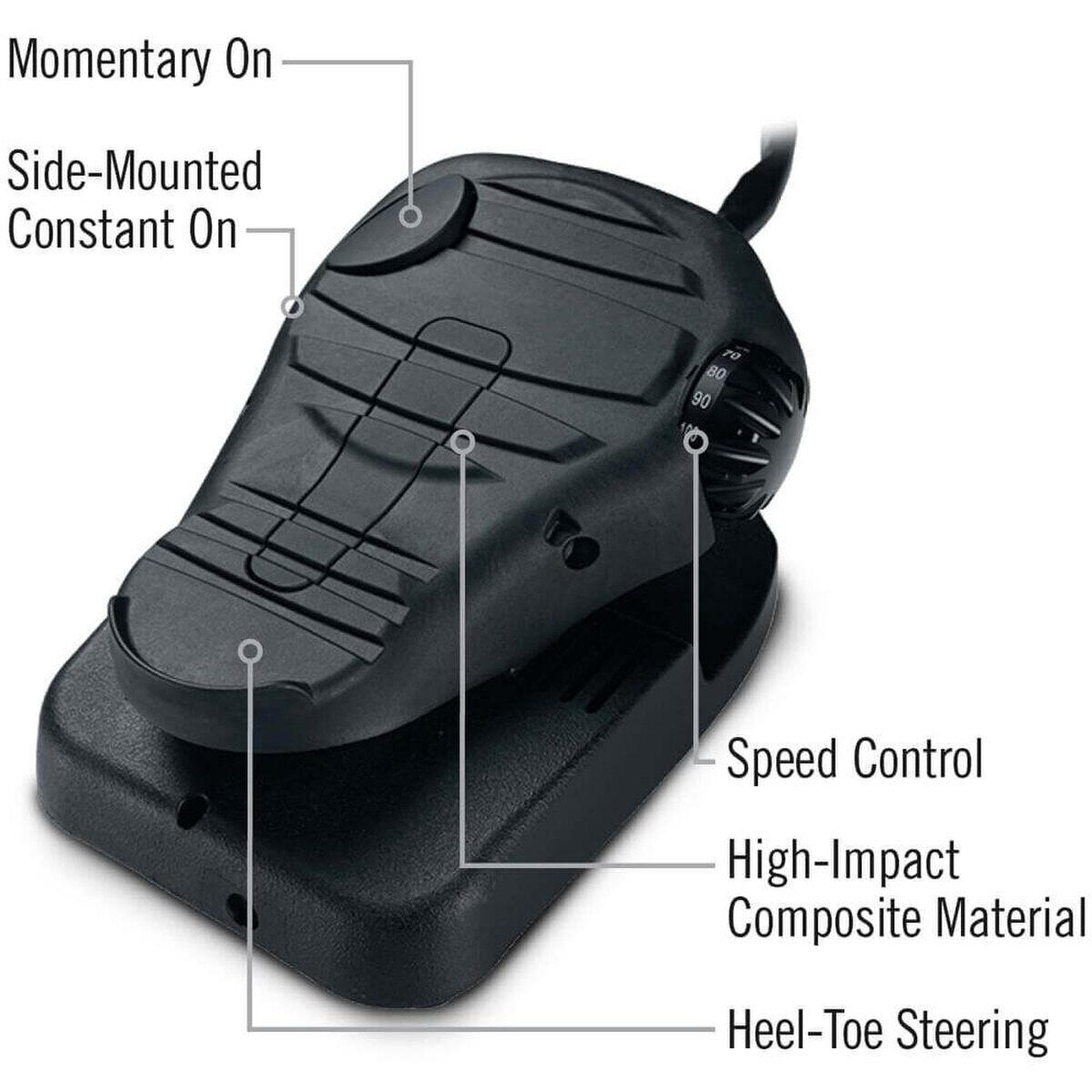 Minn Kota Edge 70 - Latch & Door - Foot Control - 24V-70lb-52"