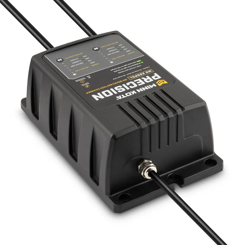 Minn Kota On-Board Precision Charger MK-220 PCL 2 Bank x 10 AMP LI Optimized Charger