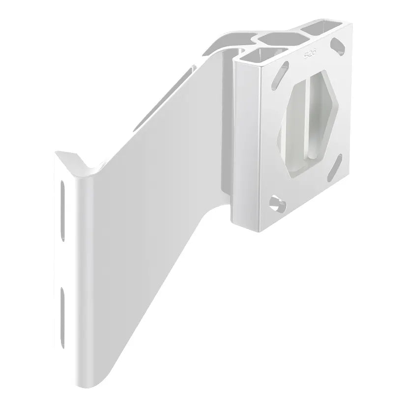 Adaptador de placa de motor Minn Kota Raptor - Estribor - Retranqueo de 2" - Elevación de 6" - Blanco